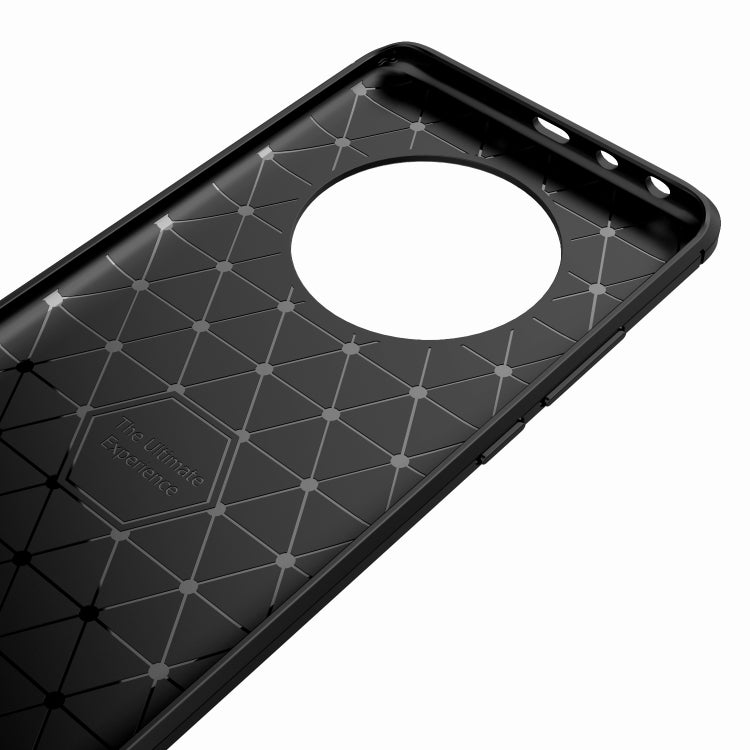 For Huawei Mate 40 Pro Brushed Texture Carbon Fiber TPU Case