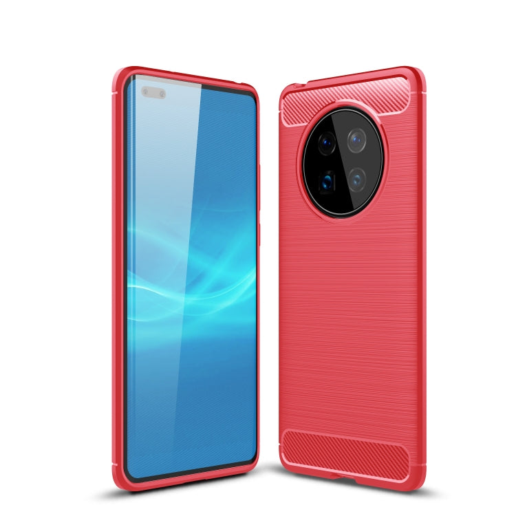 For Huawei Mate 40 Brushed Texture Carbon Fiber TPU Case