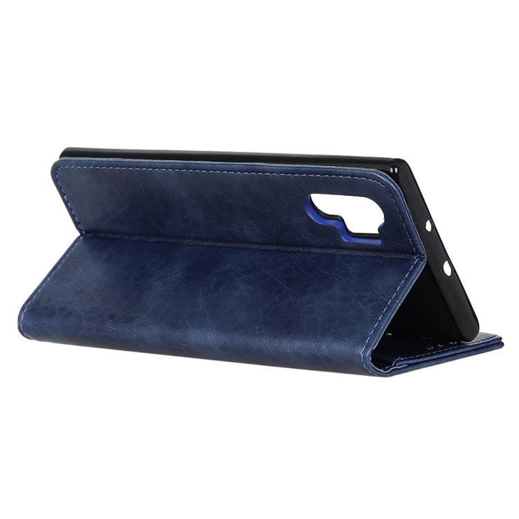 For OPPO Realme XT Magnetic Retro Crazy Horse Texture Horizontal Flip Leather Case with Holder & Card Slots & Wallet