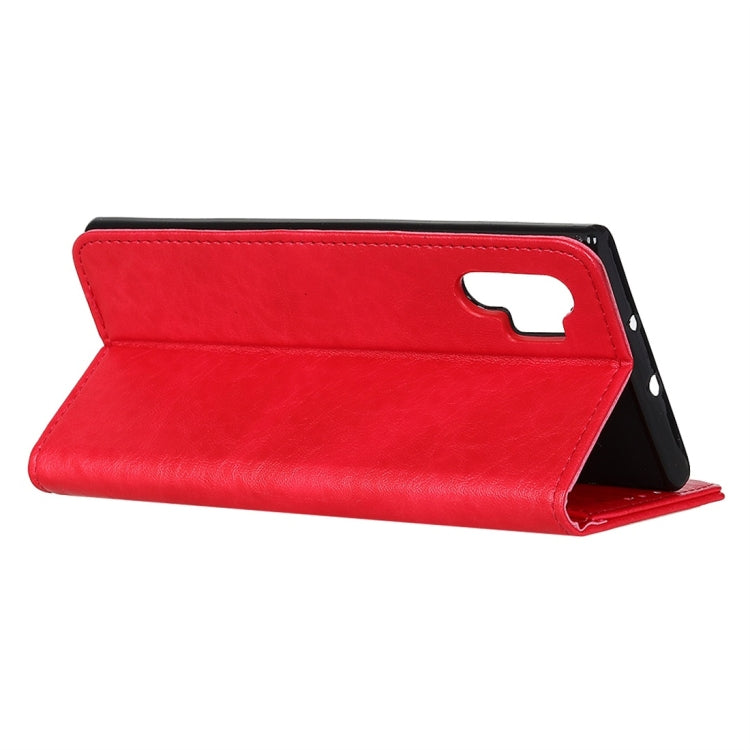 For OPPO Realme XT Magnetic Retro Crazy Horse Texture Horizontal Flip Leather Case with Holder & Card Slots & Wallet