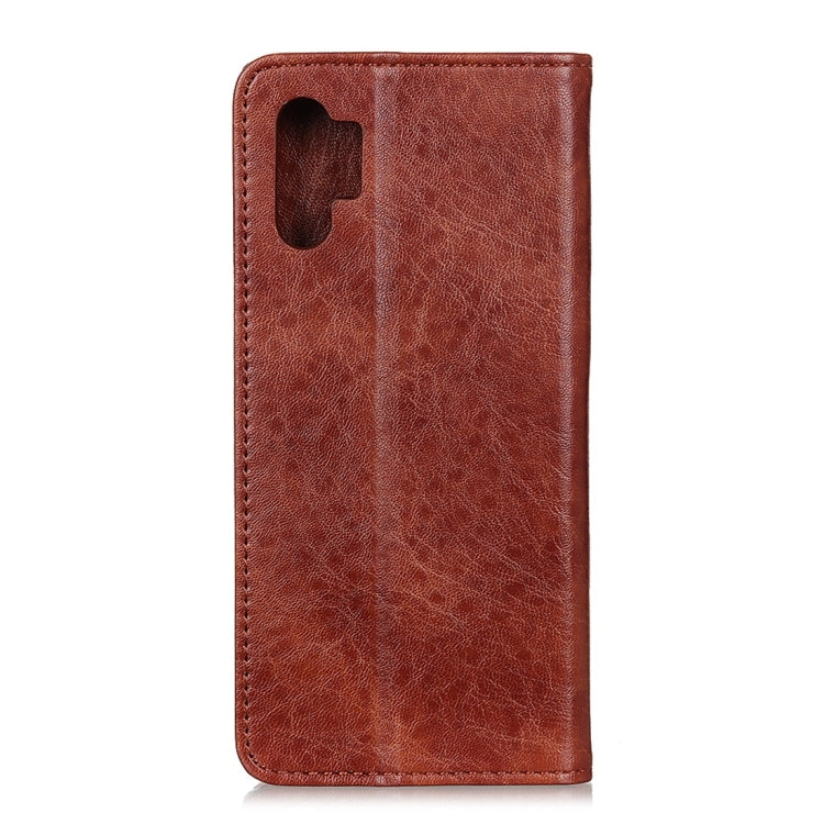 For OPPO Realme XT Magnetic Retro Crazy Horse Texture Horizontal Flip Leather Case with Holder & Card Slots & Wallet