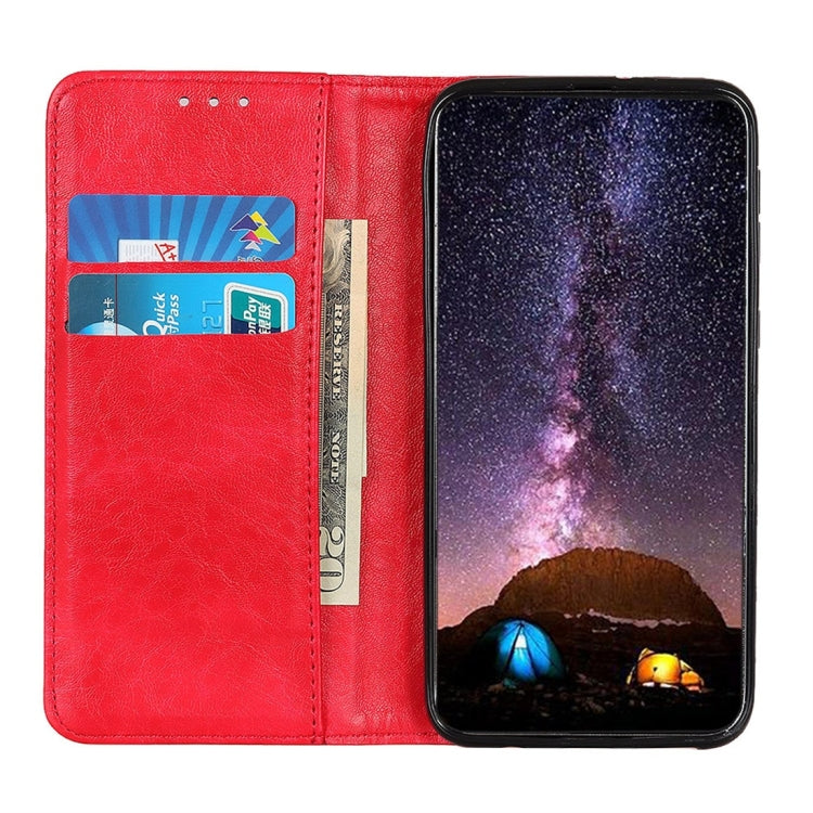 For Xiaomi Redmi Note 8 Pro Magnetic Retro Crazy Horse Texture Horizontal Flip Leather Case with Holder & Card Slots & Wallet