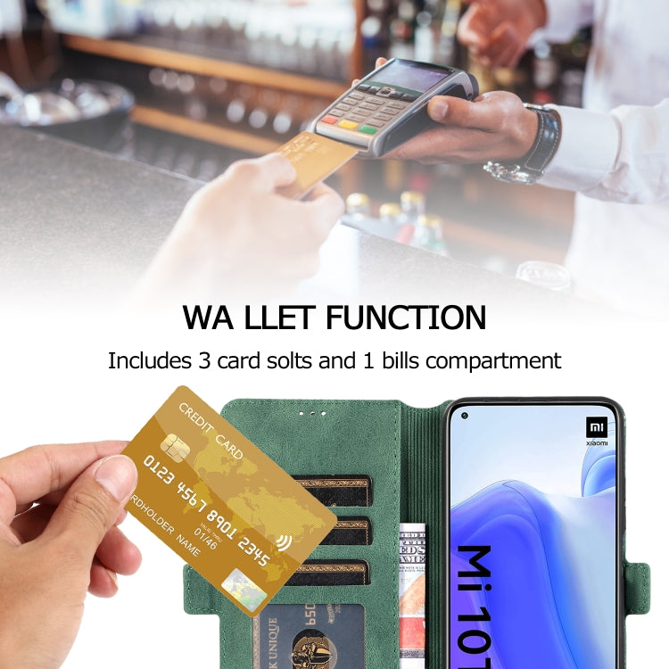 For Xiaomi Mi 10T 5G Retro Magnetic Closing Clasp Horizontal Flip Leather Case with Holder & Card Slots & Photo Frame & Wallet