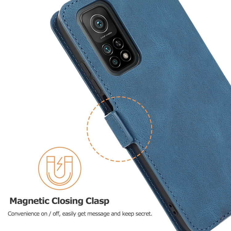 For Xiaomi Mi 10T 5G Retro Magnetic Closing Clasp Horizontal Flip Leather Case with Holder & Card Slots & Photo Frame & Wallet