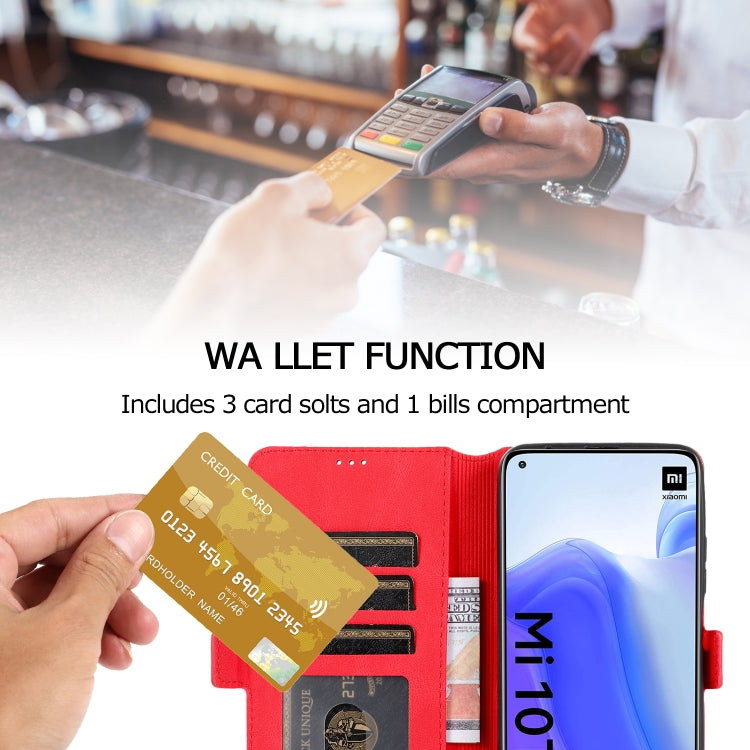 For Xiaomi Mi 10T 5G Retro Magnetic Closing Clasp Horizontal Flip Leather Case with Holder & Card Slots & Photo Frame & Wallet