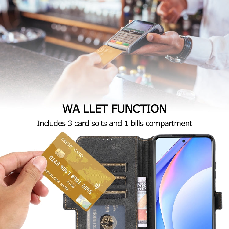 For Xiaomi Mi 10T Lite 5G Retro Magnetic Closing Clasp Horizontal Flip Leather Case with Holder & Card Slots & Photo Frame & Wallet