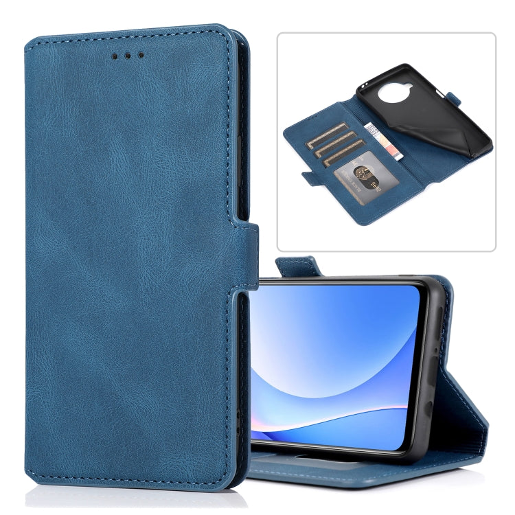 For Xiaomi Mi 10T Lite 5G Retro Magnetic Closing Clasp Horizontal Flip Leather Case with Holder & Card Slots & Photo Frame & Wallet