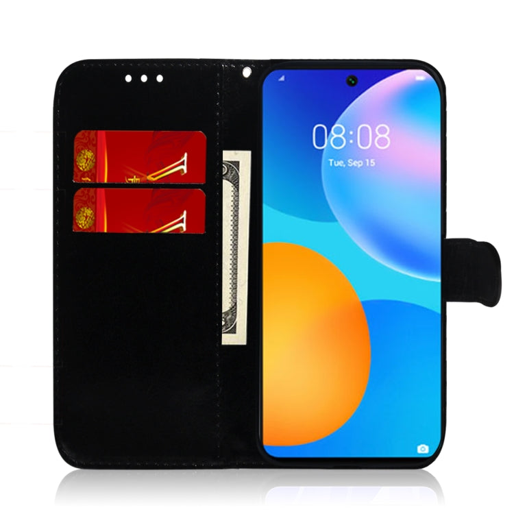 For Huawei P smart 2021 / Y7a Solid Color Colorful Magnetic Buckle Horizontal Flip PU Leather Case with Holder & Card Slots & Wallet & Lanyard