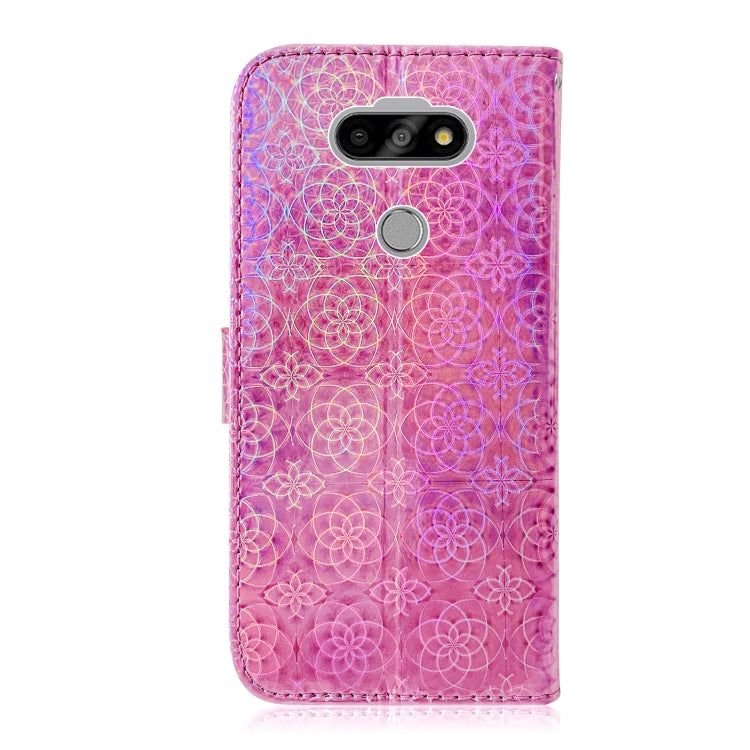 For LG K31 / Aristo 5 Solid Color Colorful Magnetic Buckle Horizontal Flip PU Leather Case with Holder & Card Slots & Wallet & Lanyard