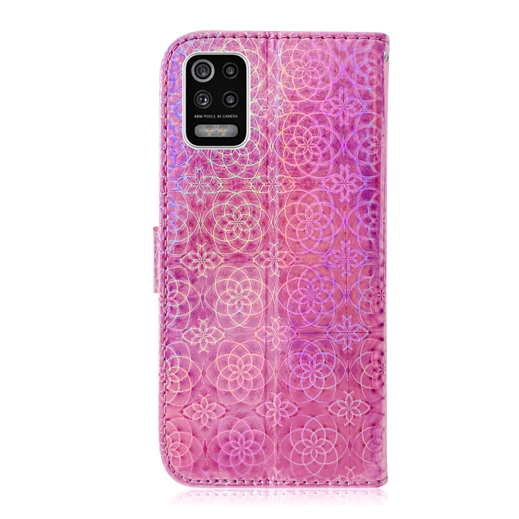 For LG K62 / K52 / Q52 Solid Color Colorful Magnetic Buckle Horizontal Flip PU Leather Case with Holder & Card Slots & Wallet & Lanyard