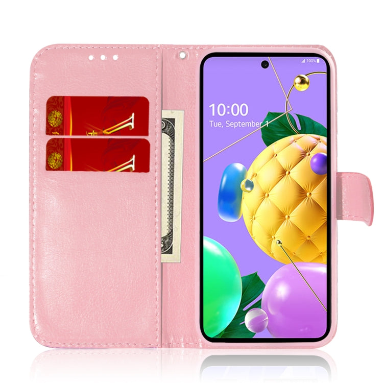 For LG K62 / K52 / Q52 Solid Color Colorful Magnetic Buckle Horizontal Flip PU Leather Case with Holder & Card Slots & Wallet & Lanyard