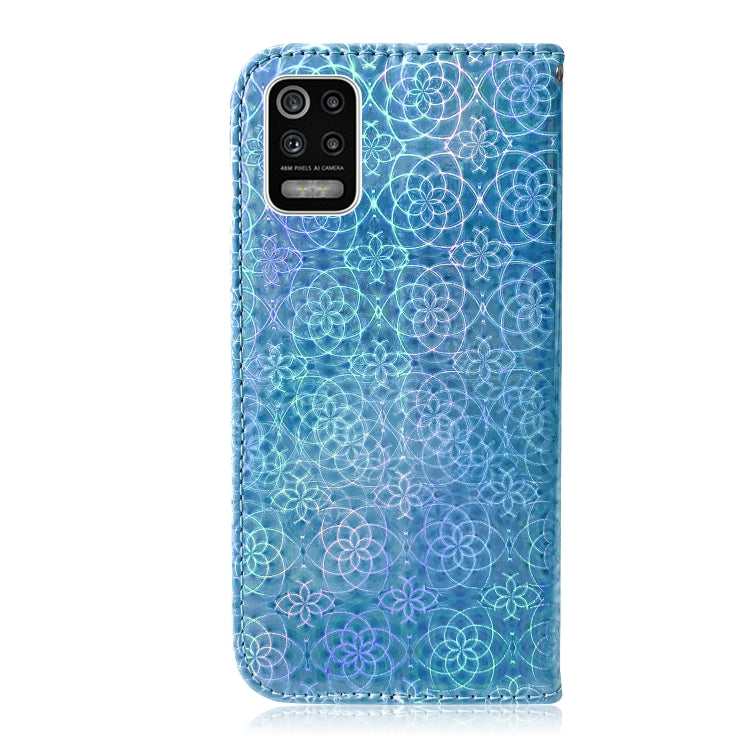 For LG K62 / K52 / Q52 Solid Color Colorful Magnetic Buckle Horizontal Flip PU Leather Case with Holder & Card Slots & Wallet & Lanyard