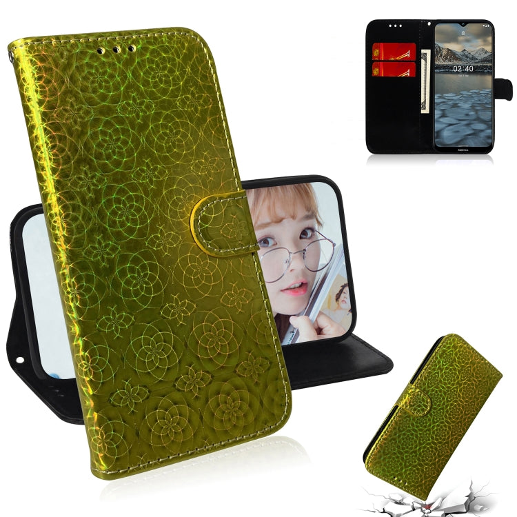 For Nokia 2.4 Solid Color Colorful Magnetic Buckle Horizontal Flip PU Leather Case with Holder & Card Slots & Wallet & Lanyard
