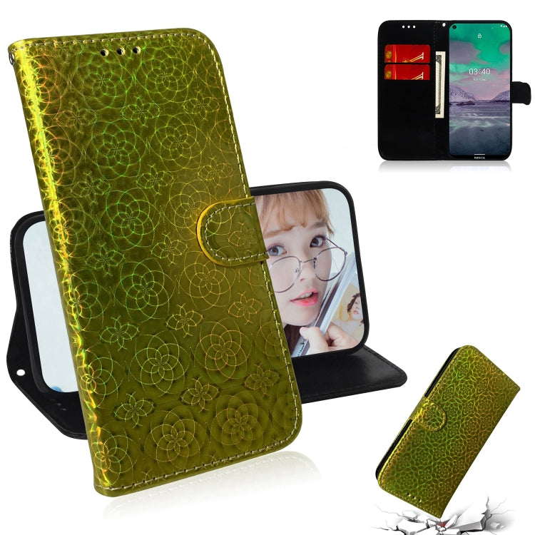For Nokia 3.4 Solid Color Colorful Magnetic Buckle Horizontal Flip PU Leather Case with Holder & Card Slots & Wallet & Lanyard