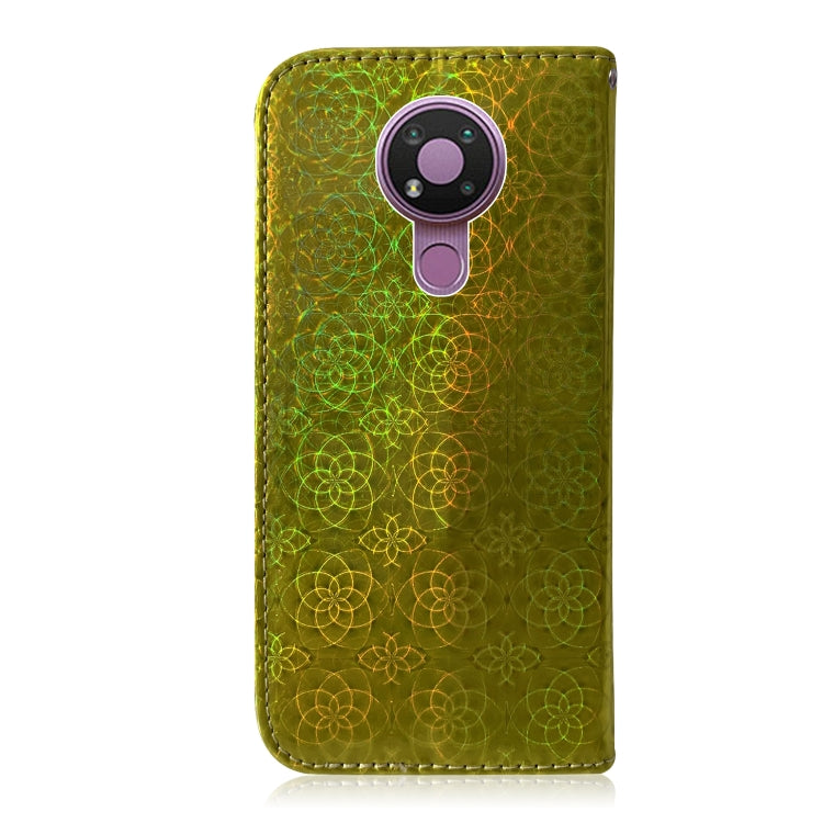 For Nokia 3.4 Solid Color Colorful Magnetic Buckle Horizontal Flip PU Leather Case with Holder & Card Slots & Wallet & Lanyard