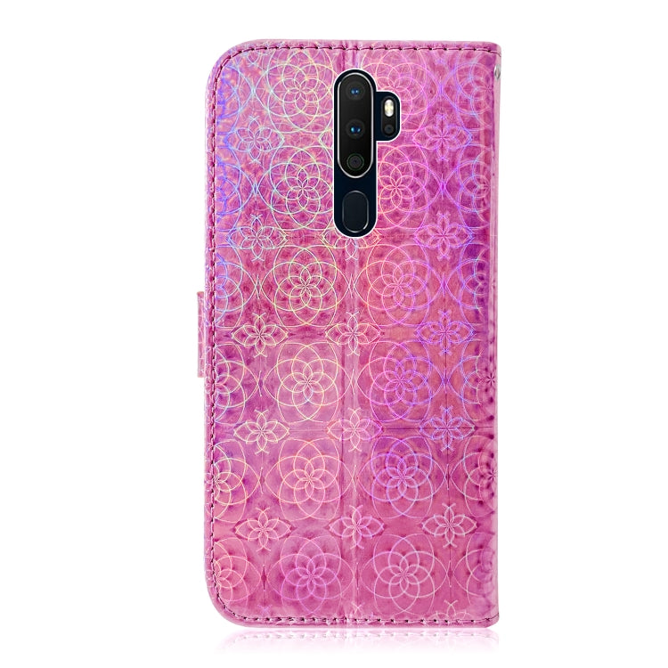 For OPPO A9 2020 / A5 2020 / A11 Solid Color Colorful Magnetic Buckle Horizontal Flip PU Leather Case with Holder & Card Slots & Wallet & Lanyard