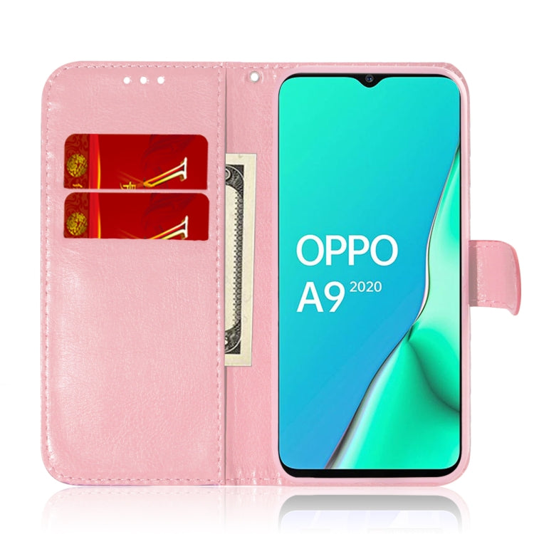 For OPPO A9 2020 / A5 2020 / A11 Solid Color Colorful Magnetic Buckle Horizontal Flip PU Leather Case with Holder & Card Slots & Wallet & Lanyard