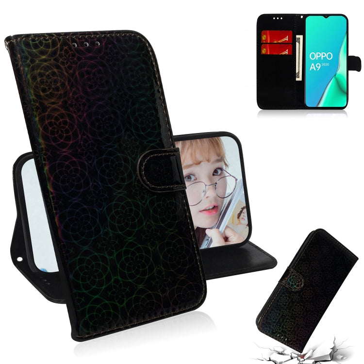 For OPPO A9 2020 / A5 2020 / A11 Solid Color Colorful Magnetic Buckle Horizontal Flip PU Leather Case with Holder & Card Slots & Wallet & Lanyard