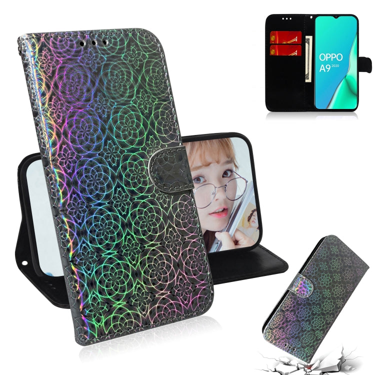For OPPO A9 2020 / A5 2020 / A11 Solid Color Colorful Magnetic Buckle Horizontal Flip PU Leather Case with Holder & Card Slots & Wallet & Lanyard