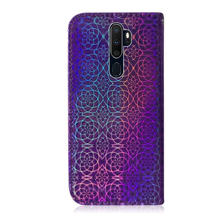 For OPPO A9 2020 / A5 2020 / A11 Solid Color Colorful Magnetic Buckle Horizontal Flip PU Leather Case with Holder & Card Slots & Wallet & Lanyard