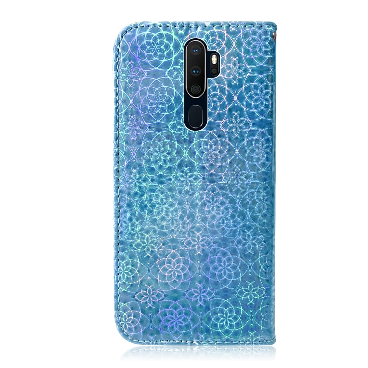 For OPPO A9 2020 / A5 2020 / A11 Solid Color Colorful Magnetic Buckle Horizontal Flip PU Leather Case with Holder & Card Slots & Wallet & Lanyard