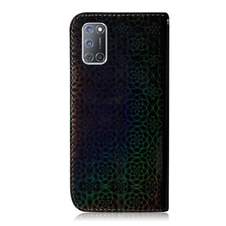 For OPPO A52 / A72 / A92 Solid Color Colorful Magnetic Buckle Horizontal Flip PU Leather Case with Holder & Card Slots & Wallet & Lanyard
