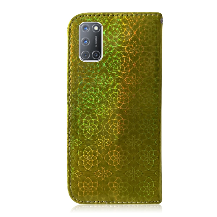 For OPPO A52 / A72 / A92 Solid Color Colorful Magnetic Buckle Horizontal Flip PU Leather Case with Holder & Card Slots & Wallet & Lanyard