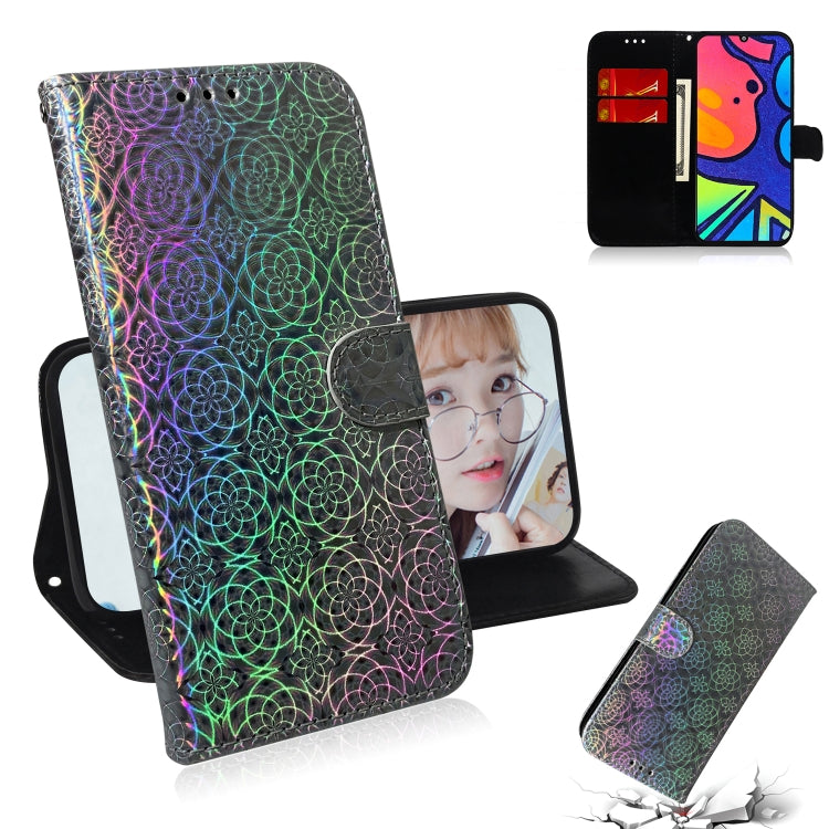 For Samsung Galaxy F41 Solid Color Colorful Magnetic Buckle Horizontal Flip PU Leather Case with Holder & Card Slots & Wallet & Lanyard
