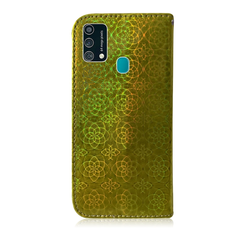 For Samsung Galaxy F41 Solid Color Colorful Magnetic Buckle Horizontal Flip PU Leather Case with Holder & Card Slots & Wallet & Lanyard