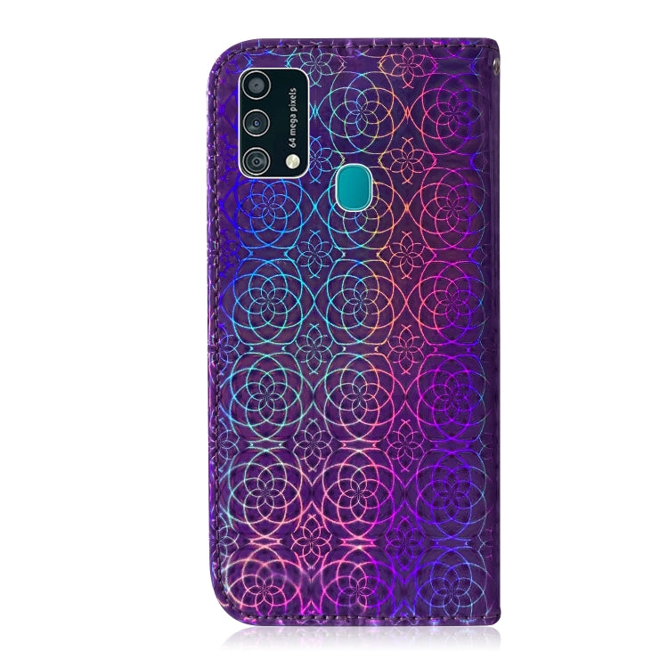 For Samsung Galaxy F41 Solid Color Colorful Magnetic Buckle Horizontal Flip PU Leather Case with Holder & Card Slots & Wallet & Lanyard