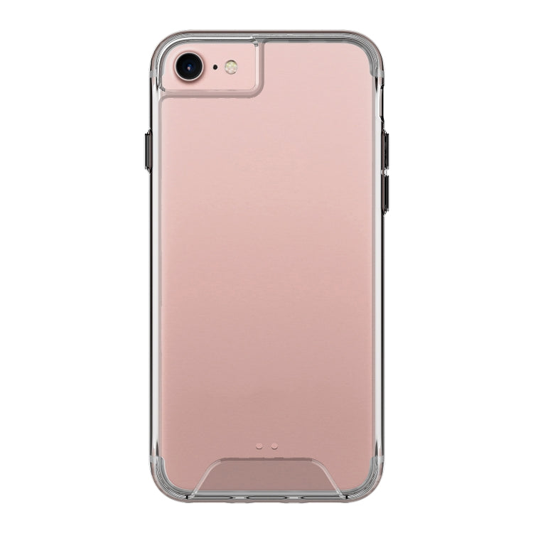 For iPhone SE 2022 / SE 2020 / 8 / 7 Scratchproof TPU + Acrylic Space Case Protective Case(Transparent)