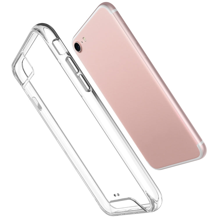 For iPhone SE 2022 / SE 2020 / 8 / 7 Scratchproof TPU + Acrylic Space Case Protective Case(Transparent)