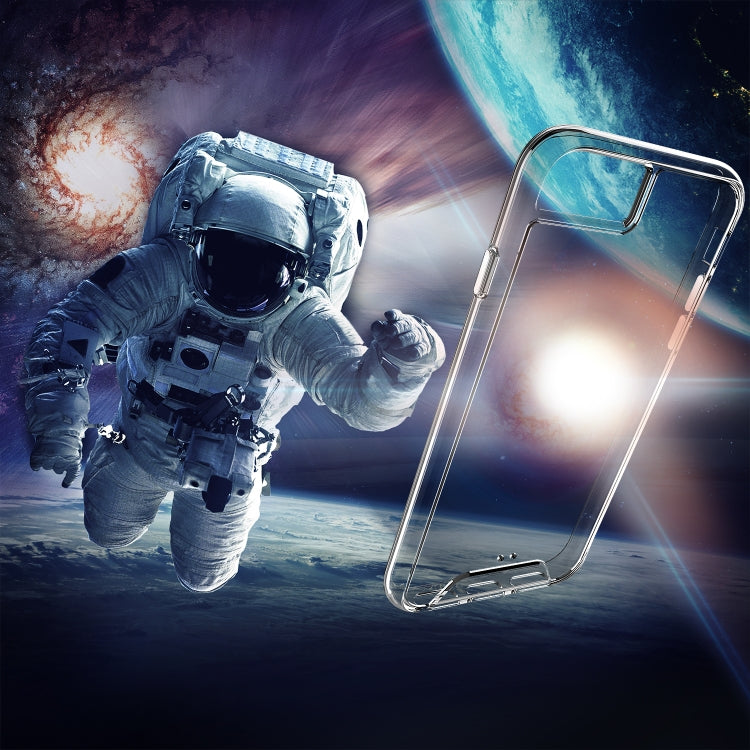 For iPhone SE 2022 / SE 2020 / 8 / 7 Scratchproof TPU + Acrylic Space Case Protective Case(Transparent)