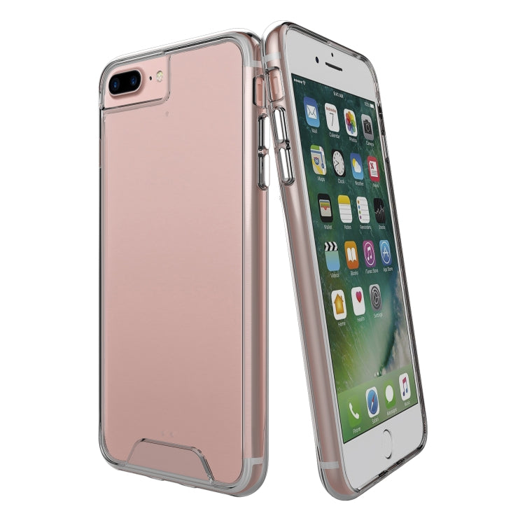 Scratchproof TPU + Acrylic Space Case Protective Case For iPhone 8 Plus / 7 Plus(Transparent)