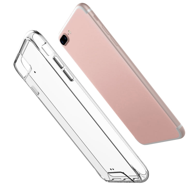 Scratchproof TPU + Acrylic Space Case Protective Case For iPhone 8 Plus / 7 Plus(Transparent)