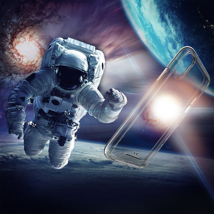 For iPhone X / XS Scratchproof TPU + Acrylic Space Case Protective Case(Transparent)