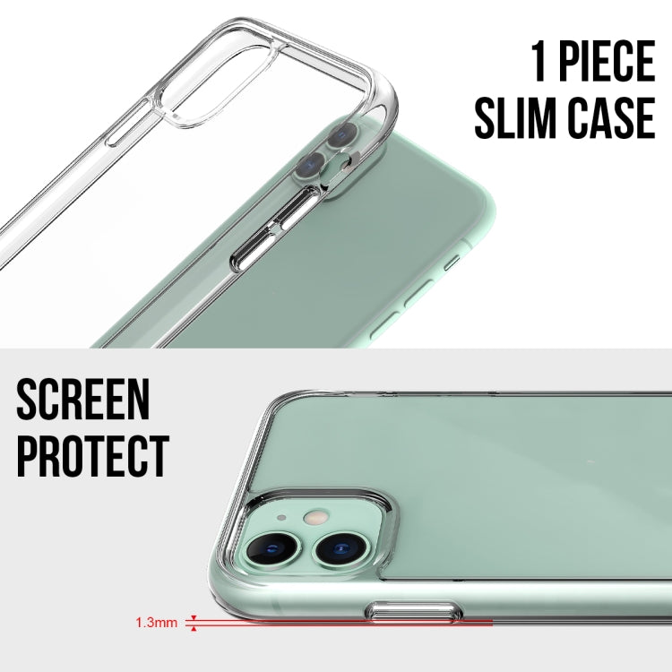 For iPhone 11 Scratchproof TPU + Acrylic Space Case Protective Case (Transparent)