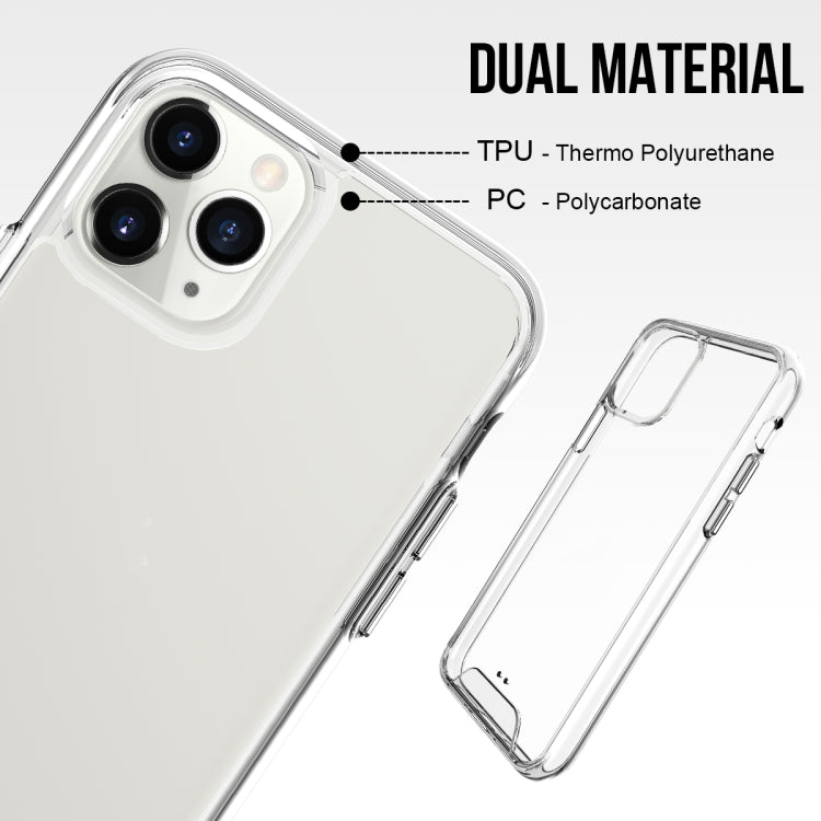 For iPhone 11 Pro Scratchproof TPU + Acrylic Space Case Protective Case (Transparent)