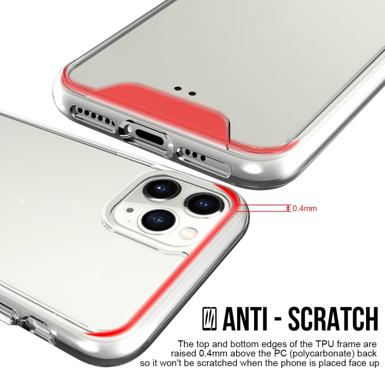 For iPhone 11 Pro Scratchproof TPU + Acrylic Space Case Protective Case (Transparent)