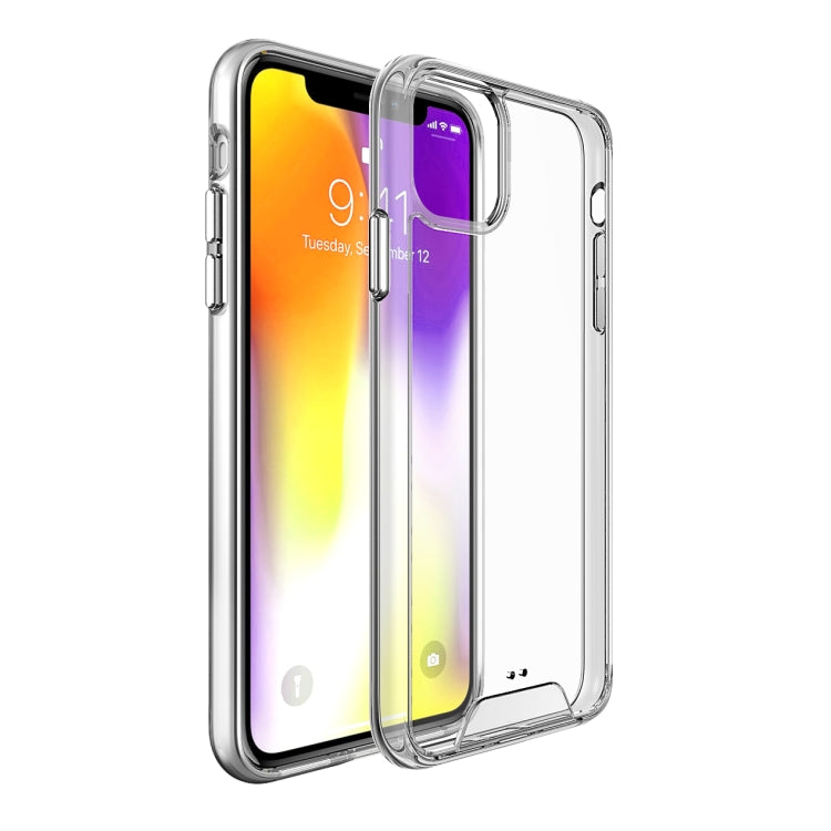 For iPhone 11 Pro Max Scratchproof TPU + Acrylic Space Case Protective Case (Transparent)