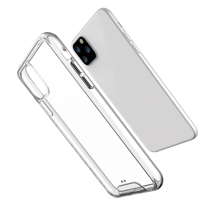 For iPhone 11 Pro Max Scratchproof TPU + Acrylic Space Case Protective Case (Transparent)