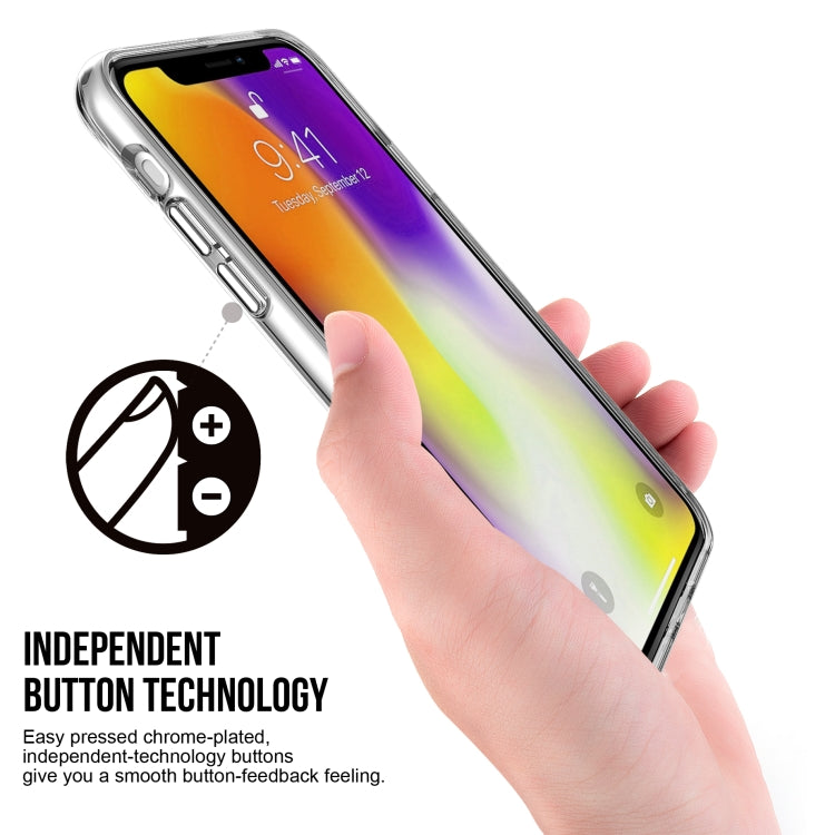 For iPhone 11 Pro Max Scratchproof TPU + Acrylic Space Case Protective Case (Transparent)