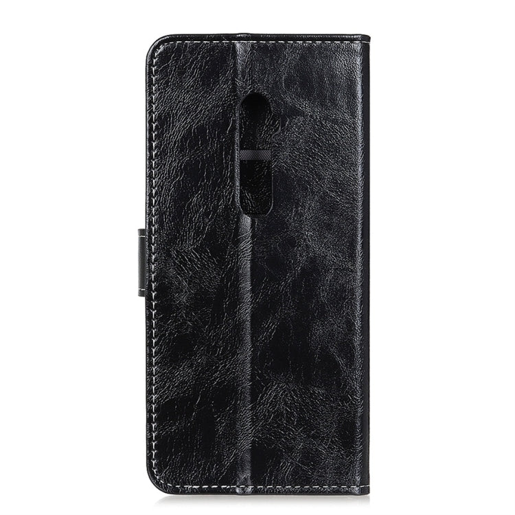 For OPPO Realme XT Retro Crazy Horse Texture Horizontal Flip Leather Case with Holder & Card Slots & Wallet & Photo Frame