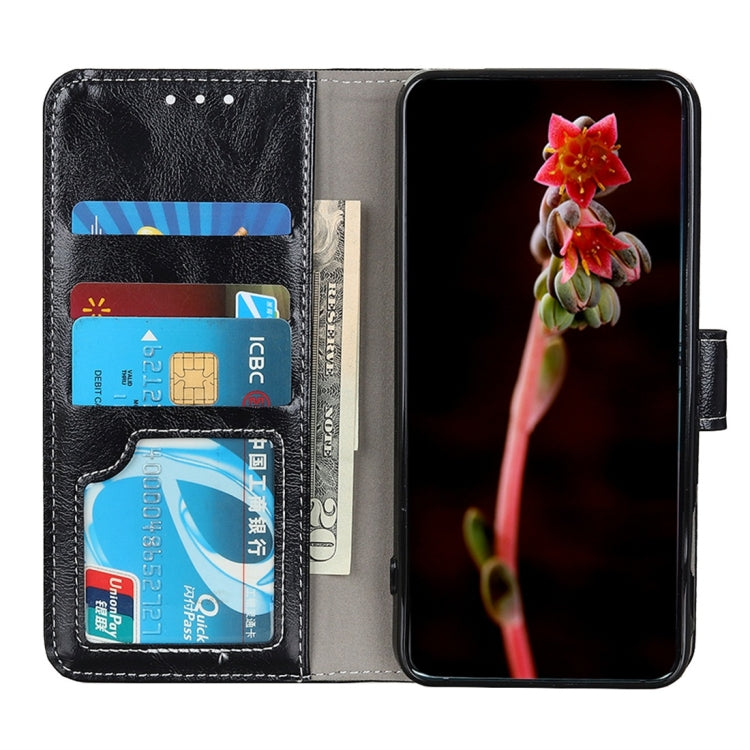 For OPPO Realme XT Retro Crazy Horse Texture Horizontal Flip Leather Case with Holder & Card Slots & Wallet & Photo Frame