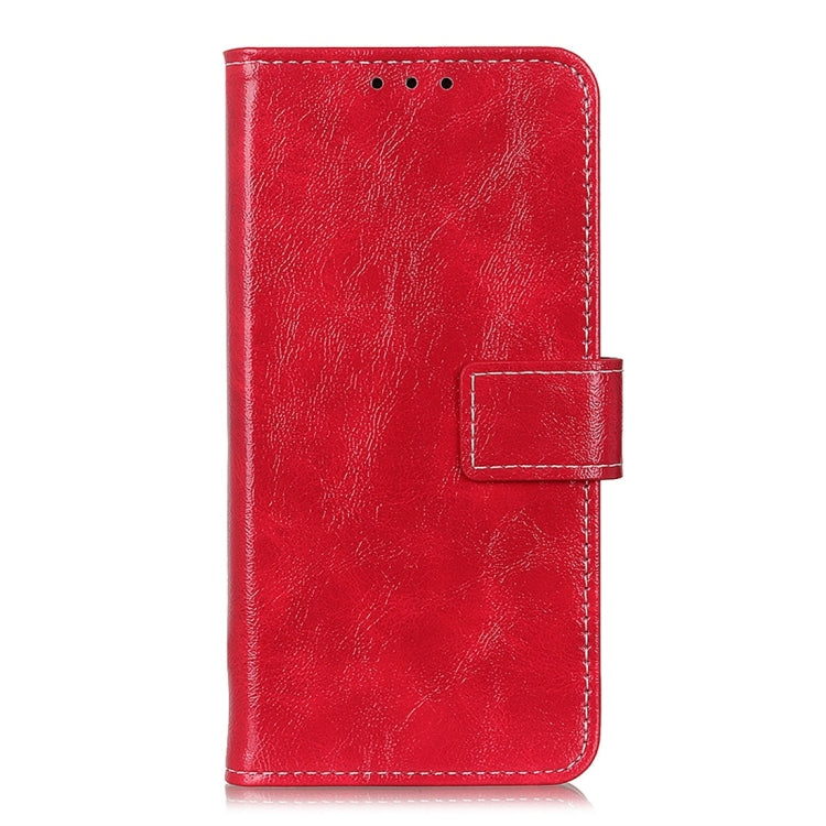 For OPPO Realme XT Retro Crazy Horse Texture Horizontal Flip Leather Case with Holder & Card Slots & Wallet & Photo Frame