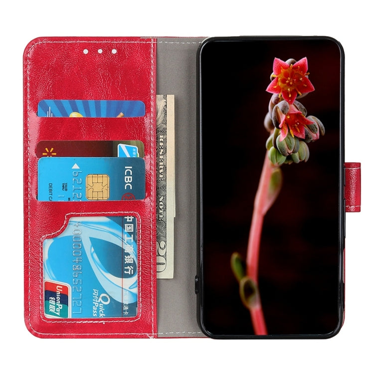 For OPPO Realme XT Retro Crazy Horse Texture Horizontal Flip Leather Case with Holder & Card Slots & Wallet & Photo Frame