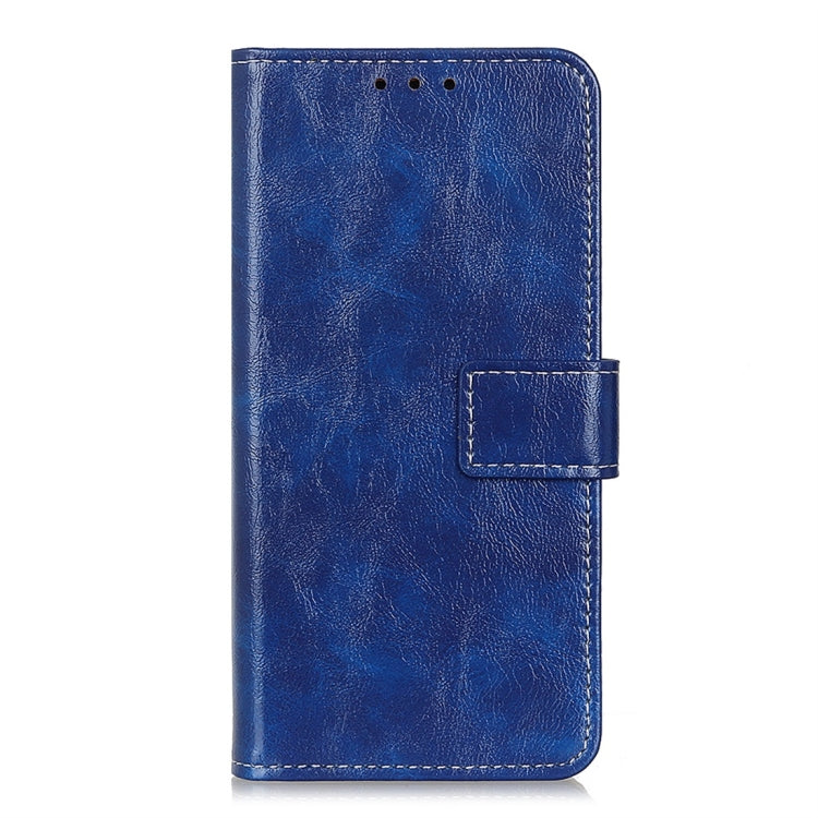 For OPPO Realme XT Retro Crazy Horse Texture Horizontal Flip Leather Case with Holder & Card Slots & Wallet & Photo Frame