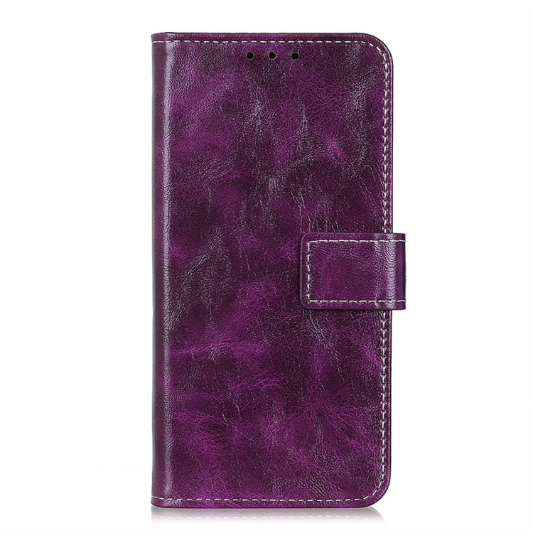 For OPPO Realme XT Retro Crazy Horse Texture Horizontal Flip Leather Case with Holder & Card Slots & Wallet & Photo Frame