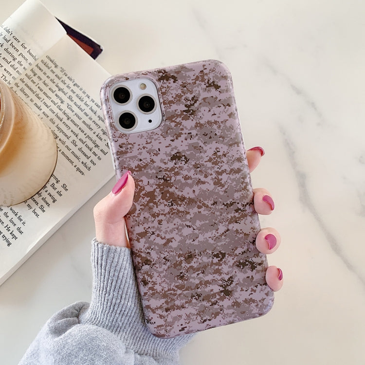 For iPhone 11 Pro Max Shockproof IMD Camouflage TPU Protective Case