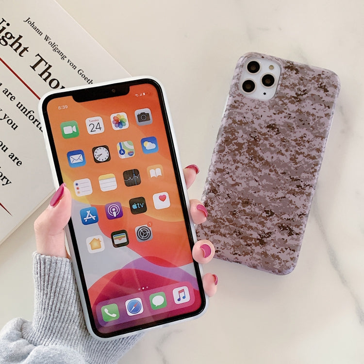 For iPhone 12 mini Shockproof IMD Camouflage TPU Protective Case